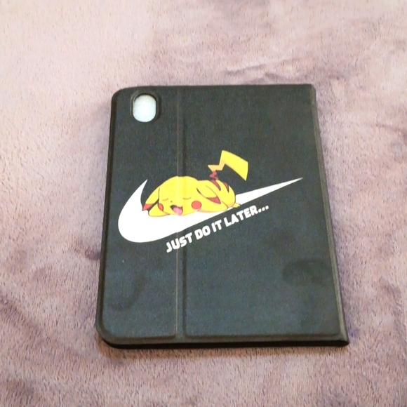 Pikachu Ipad mini 6 "Just do it later" Protective case - Picture 1 of 4